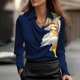 15 Color 6-Code 2025Wish Simple Collar Shirt Collar Lady HZ0108