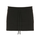Summer Simple Style Drawstring With Solid Half-Dress Women Low-Waist Anti-Walking Light Bag Open Fork Thin Pants Skirt HZ0107