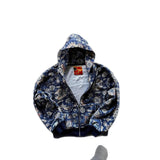 2025 Digital 3D Printing Ins Street Retro Zipper Men's And Women's Hoodie One HZ0108