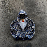 2025 Digital 3D Printing Ins Street Retro Zipper Men's And Women's Hoodie One HZ0108