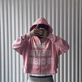 Ins Personality Dark Print Sweater Long-Sleeved Hoodie Hoodie Retro Coat Street Trendy Y2k HZ0108