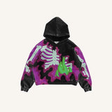 3D Printed Hoodie Men's Explosive 3D Hooded With Pocket Jacket HZ0108