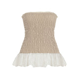 Sweet Babes Take Off The Waist Thin Brothic Broth Splicing Tecticles Tat-Blanches Body-Satisfy Pure-Witted French A-Dress HZ0107