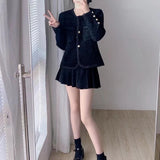 Small Scented Coat Women Spring And Autumn 2025 High-End Famous White Imitation Water Marinade Fashion With Short Sweater Cardigan HZ0108