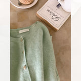 Pink Knitted Cardigan Women Autumn And Winter Gentle Style Imitation Raccoon Velvet Design Sense Women's Sweater Coat Small Man Top HZ0108