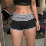 Street Sports Style Hottie Low-Waisted Hip-Up Shorts 2025 New Tight Base Casual Pants HZ0107