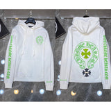 2025 New Hromium Heart Jersey Cross Hoodie Casual Loose Men's And Women's Zipper Hoodie HZ0108