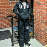 Y2k Vintage Gothic Hoodie 3D Digital Print Hik Hop Loose Hoodie HZ0108