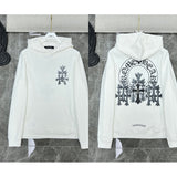 2025 New Hromium Heart Jersey Cross Hoodie Casual Loose Men's And Women's Zipper Hoodie HZ0108