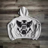 Personality Creative Design White Loose Winter Thick 3D Three-Dimensional Pattern Men And Women's Cardigan HZ0108