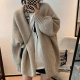 Nail Beaded Sweater Coat Women 2025 Autumn And Winter Women's Clothing College Style Age Reduction Knitted Cardigan Women HZ0108