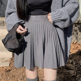 100 Folded Skirt Women Autumn And Winter 2025 New Korean Version Of High-Waist A Word Thin Design Sense Knitted Short Skirt HZ0108
