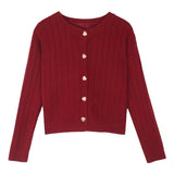 Peach Heart Buckle Soft Knitted Cardigan Women 2025 New Spring And Autumn And Winter Loose Outer Sweater Coat Gentle Wind Top HZ0108