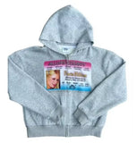 Men's And Women's Cute Hoodie Teen Oversized Sweatshirt Casual Clothes Zipper Thick HZ0108