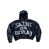 Gothic Rock Letter Print Hoodie Loose Men's And Women's Same Retro Jersey Coat Top HZ0108