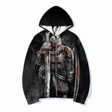 2025 Autumn Zipper Hoodie 3D Digital Printing Men's Trend Loose Leisure Clothing HZ0108