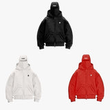 Autumn And Winter New Letter-Print Double-Hat Hoodie Ninja Mask Men And Women's Same Trendy Sweater HZ0108