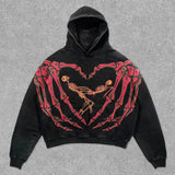 2025 New Skeleton Skull Rack 3D Printed Jersey Boy Tide Hoodie HZ0108
