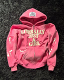 Y2K H-Hang Hop Letter 3D Printed Hoodie Personality Street Men And Women Loose Zipper Open Shirt Top HZ0108