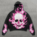 2025 New Skeleton Skull Rack 3D Printed Jersey Boy Tide Hoodie HZ0108