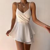 2025 Summer New Women's Fashion Solid Colored Zippered Unipants HZ0107