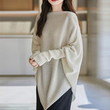 Lazy Wind Turtleneck Sweater Women's Autumn And Winter New Korean Version Of The Retro Loose-Set Long-Sleeved Knitted Shirt Top HZ0108