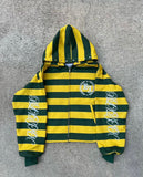 New Letter Print Loose Zipper Hoodie Men's And Women's Long-Sleeved Hoodie HZ0108