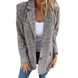 Autumn And Winter Cardigan Jacket Lady Casual Fashion Retro Thousand Bird Collar Suit HZ0108