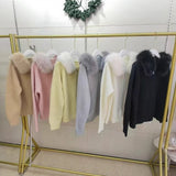 Korean Retro Autumn And Winter Knitted Cardigan Women Loose Leisure Long-Sleeved Woolen Hooded Sweater Coat Women HZ0108