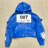 Diablo Personality Street Hoodie Without Pocket Design Zipper Trend Loose Men And Women's Same Dress HZ0108