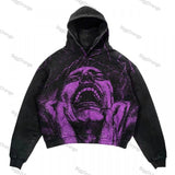 2025 Jacket Street Fashion Brand Skeleton Hoodie 3D Digital Printing Casual Loose Hoodie Men HZ0108