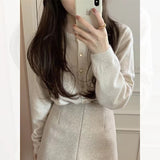 Pink Knitted Cardigan Women Autumn And Winter Gentle Style Imitation Raccoon Velvet Design Sense Women's Sweater Coat Small Man Top HZ0108