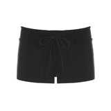 Simple Style Drawstring Low-Rise Basic Slack Trousers Hottie Sexy Tight Elastic Sweatpants HZ0107