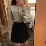 Pink Knitted Cardigan Women Autumn And Winter Gentle Style Imitation Raccoon Velvet Design Sense Women's Sweater Coat Small Man Top HZ0108