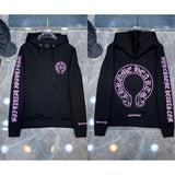 2025 New Hromium Heart Jersey Cross Hoodie Casual Loose Men's And Women's Zipper Hoodie HZ0108