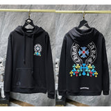 2025 New Hromium Heart Jersey Cross Hoodie Casual Loose Men's And Women's Zipper Hoodie HZ0108