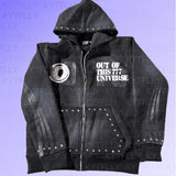 Y2k Vintage Gothic Hoodie 3D Digital Print Hik Hop Loose Hoodie HZ0108