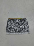 Sexy Babes Zebra-Skin Leucin Lace Skirt New Personalized Street Slimming Bag Hip Skirt HZ0108