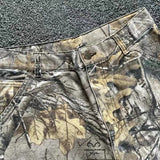 Direct Sales 2025 Summer New Retro Leisure Branches Camouflage Pants Water Wash Old Work Pants HZ0108