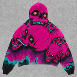 2025 New Skeleton Skull Rack 3D Printed Jersey Boy Tide Hoodie HZ0108