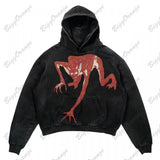 2025 Jacket Street Fashion Brand Skeleton Hoodie 3D Digital Printing Casual Loose Hoodie Men HZ0108