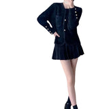 Small Scented Coat Women Spring And Autumn 2025 High-End Famous White Imitation Water Marinade Fashion With Short Sweater Cardigan HZ0108