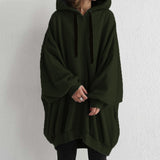 In The Autumn And Winter Of 2025, The New Women's Clothing Sexy Pure Color Loose-Fitting Hoodie Zip-Up HZ0108