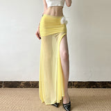 Island Beach Resort Hottie Sexy Perspective Low-Rise Netɴ Half-Summer High-Fork Baggage Dressȹ HZ0107