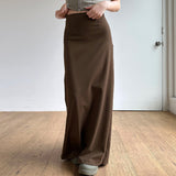 Knitted Solid Color One-In-A-Side-Style Body-Body Dress 2025 Hottie High-Rise Thin-Bosted-Boostled-Bosted Skirt HZ0107