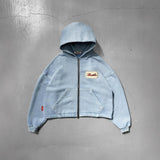 Autumn And Winter New Shirt Men And Women The Same Retro Street Style Printed Hooded Cardigan Jacket HZ0108