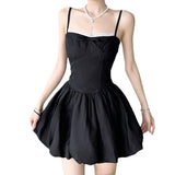 Sweet Wind Bump Lace Lace Lace Bow Sling Flower Skirt Girl Waist Slim Age Show Age-Lose Short Skirt HZ0107