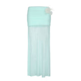 Island Beach Resort Hottie Sexy Perspective Low-Rise Netɴ Half-Summer High-Fork Baggage Dressȹ HZ0107