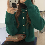 Spring 2025 New Women's Languid Knitwear Cardigan Version Of The Korean Version Of The Small Man Sweater Coat Women's Top Tide HZ0108