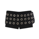 Street Sports Letter Print Pu Leather Ultra-Short Leather Coat Zipper Collar Cool Spicy Top Dress 2025 HZ0107